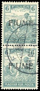 1918 - 6 f. Mietitori, soprastampa a mano ... 