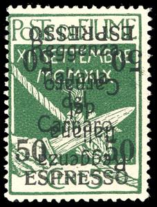 1920 - 50 cent. su 5 cent. soprastampato ... 