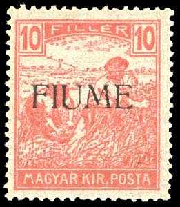 1918 - 10 f. vermiglio Mietitori, ... 