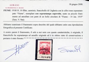 1918 - 10 f. vermiglio Mietitori, ... 