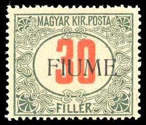 1918/19 - 30 f. cifre rosse ... 