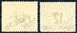 1918/19 - 12 f. e 50 f., filigrana ... 