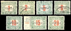 1918/19 - 1 f., 2 f., 5 f., 6 f., 10 f., 15 ... 