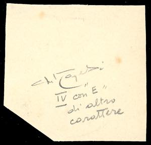 1918/19 - 1 f. cifre rosse, ... 