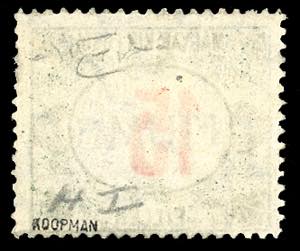 1918/19 - 15 f. cifre rosse, ... 