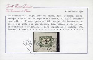 1918/19 - 1 f. verde e nero, ... 