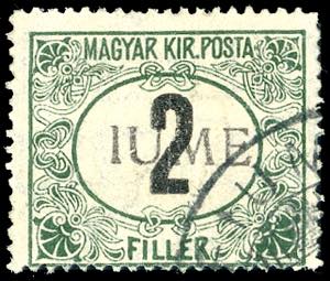 1918/19 - 1 f. verde e nero, soprastampa a ... 