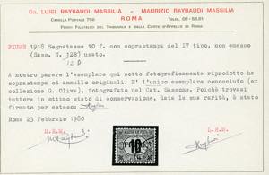 1918/19 - 10 f. verde e nero, ... 