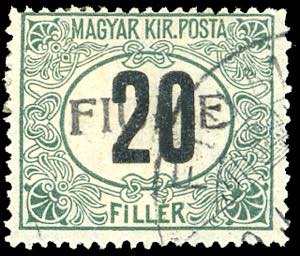 1918/19 - 20 f. verde e nero, soprastampa a ... 