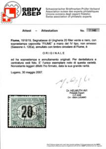 1918/19 - 20 f. verde e nero, ... 