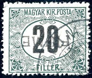 1918/19 - 20 f. verde e nero, soprastampa a ... 