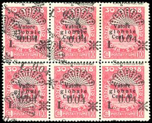 1921 - 0,20 lire su 10 cent. soprastampato ... 