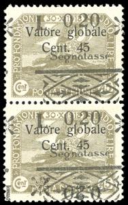 1921 - 0,20 lire su 45 cent. ... 