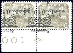 1921 - 0,60 lire su 45 cent., ... 