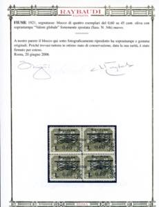 1921 - 0,60 lire su 45 cent. (34), ... 