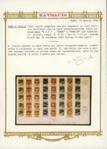 1920 - Soprastampati in caratteri ... 