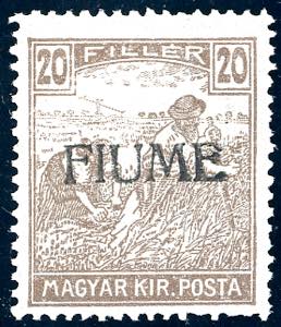 1918 - 20 cent. Mietitori, soprastampa a ... 