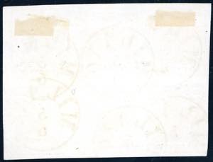 1845 - 15 cent. rosso vermiglio, ... 