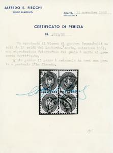 1864 - 10 soldi azzurro, dent. 9 ... 