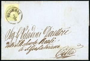 1866 - 3 soldi verde, dent. 9 1/2 (42), ... 