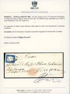 CARPI, a cuore punti R1 - 20 cent. ... 