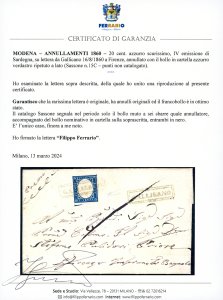 GALLICANO, cartella in azzurro ... 