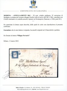 LUZZARA, cartella azzurra punti R1 ... 