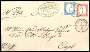 MIRANDOLA, sardo italiano punti 6 - 20 cent. ... 