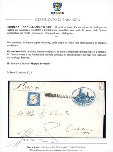 SCANDIANO, a penna, non catalogato ... 