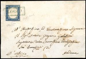 ZOCCA, cartella azzurra punti R1 - 20 cent. ... 