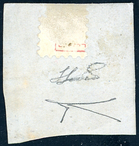 1863 - 40 cent. vermiglio, NON ... 