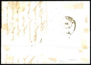1853 - 5 cent. giallo arancio, ... 