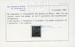 1852 - 25 cent. violetto (4), ... 