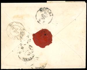 1859 - 15 cent. vermiglio chiaro, ... 