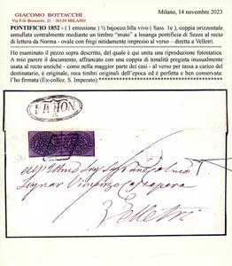 1852 - 1/2 baj lilla vivo (1e), ... 