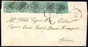 1864 - 1 baj verde grigiastro, due coppie, 1 ... 