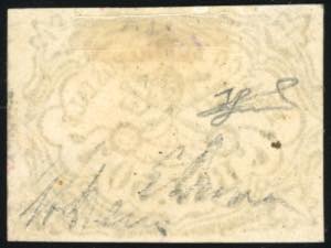 1852 - 50 baj azzurro (10), parte ... 