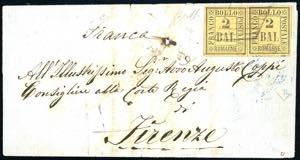 1860 - 2 baj giallo arancio (3), coppia ... 