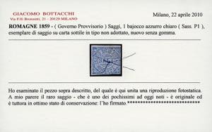 PROVE 1859 - 1 baj azzurro chiaro ... 