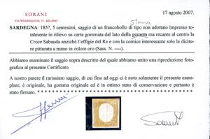 PROVE 1854/1855 circa - 5 cent. ... 