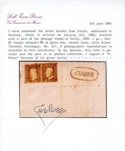 1860 - 1 grano bruno oliva, I ... 