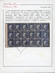 1859 - 2 grana azzurro chiaro, I ... 