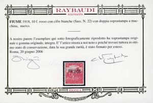 1918 - 10 f. Mietitori, cifre ... 