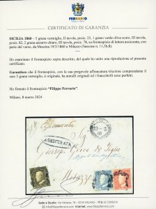 1860 - 5 grana vermiglio, II ... 