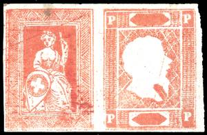 1860 - Saggio tipo Helvetia di Porcasi in ... 