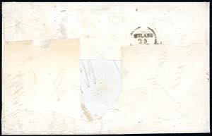 1852 - 6 crazie azzurro scuro su ... 