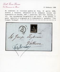 1858 - 1 quattrino nero, II ... 