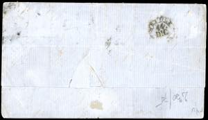 1857 - 6 crazie azzurro chiaro ... 