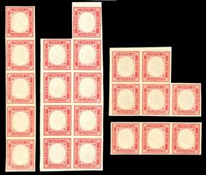 1861 - Non emessi, serie completa ... 