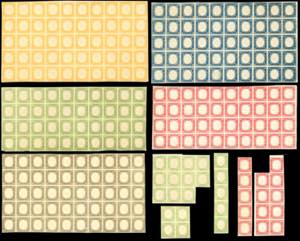 1861 - Non emessi, serie completa (1/5), ... 